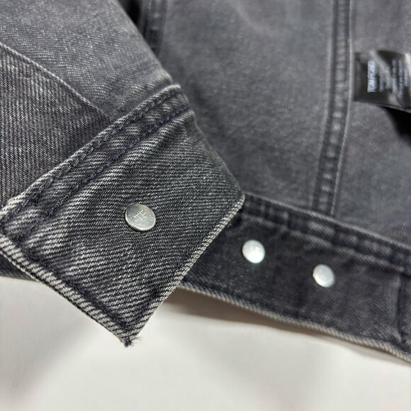TOM FORD Icon Denim Trucker Jacket Faded Grey Size M - Picture 12 of 16